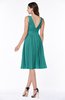 Plain A-line V-neck Zip up Chiffon Sash Plus Size Bridesmaid Dresses