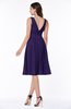 Plain A-line V-neck Zip up Chiffon Sash Plus Size Bridesmaid Dresses