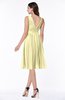 Plain A-line V-neck Zip up Chiffon Sash Plus Size Bridesmaid Dresses