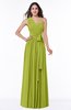 Modern Sleeveless Half Backless Floor Length Ribbon Plus Size Bridesmaid Dresses