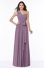 Modern Sleeveless Half Backless Floor Length Ribbon Plus Size Bridesmaid Dresses