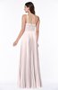Mature Spaghetti Sleeveless Half Backless Floor Length Sash Plus Size Bridesmaid Dresses
