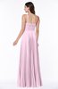 Mature Spaghetti Sleeveless Half Backless Floor Length Sash Plus Size Bridesmaid Dresses