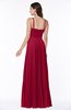 Mature Spaghetti Sleeveless Half Backless Floor Length Sash Plus Size Bridesmaid Dresses