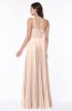 Mature Spaghetti Sleeveless Half Backless Floor Length Sash Plus Size Bridesmaid Dresses