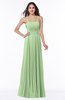 Mature Spaghetti Sleeveless Half Backless Floor Length Sash Plus Size Bridesmaid Dresses