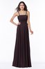 Mature Spaghetti Sleeveless Half Backless Floor Length Sash Plus Size Bridesmaid Dresses