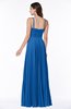 Mature Spaghetti Sleeveless Half Backless Floor Length Sash Plus Size Bridesmaid Dresses