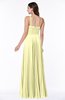 Mature Spaghetti Sleeveless Half Backless Floor Length Sash Plus Size Bridesmaid Dresses