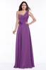Elegant Asymmetric Neckline Zipper Chiffon Ruching Plus Size Bridesmaid Dresses