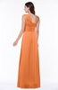 Elegant Asymmetric Neckline Zipper Chiffon Ruching Plus Size Bridesmaid Dresses