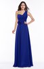 Elegant Asymmetric Neckline Zipper Chiffon Ruching Plus Size Bridesmaid Dresses