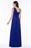 Elegant Asymmetric Neckline Zipper Chiffon Ruching Plus Size Bridesmaid Dresses