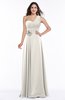 Elegant Asymmetric Neckline Zipper Chiffon Ruching Plus Size Bridesmaid Dresses