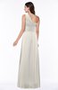 Elegant Asymmetric Neckline Zipper Chiffon Ruching Plus Size Bridesmaid Dresses