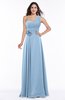 Elegant Asymmetric Neckline Zipper Chiffon Ruching Plus Size Bridesmaid Dresses