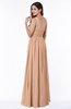 Traditional A-line One Shoulder Sleeveless Chiffon Floor Length Plus Size Bridesmaid Dresses