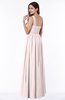 Traditional A-line One Shoulder Sleeveless Chiffon Floor Length Plus Size Bridesmaid Dresses