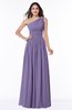 Traditional A-line One Shoulder Sleeveless Chiffon Floor Length Plus Size Bridesmaid Dresses