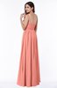 Traditional A-line One Shoulder Sleeveless Chiffon Floor Length Plus Size Bridesmaid Dresses