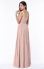 Traditional A-line One Shoulder Sleeveless Chiffon Floor Length Plus Size Bridesmaid Dresses