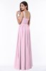 Traditional A-line One Shoulder Sleeveless Chiffon Floor Length Plus Size Bridesmaid Dresses