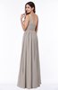 Traditional A-line One Shoulder Sleeveless Chiffon Floor Length Plus Size Bridesmaid Dresses