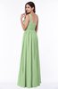 Traditional A-line One Shoulder Sleeveless Chiffon Floor Length Plus Size Bridesmaid Dresses