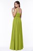 Traditional A-line One Shoulder Sleeveless Chiffon Floor Length Plus Size Bridesmaid Dresses