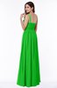 Traditional A-line One Shoulder Sleeveless Chiffon Floor Length Plus Size Bridesmaid Dresses