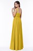 Traditional A-line One Shoulder Sleeveless Chiffon Floor Length Plus Size Bridesmaid Dresses