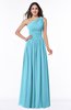 Traditional A-line One Shoulder Sleeveless Chiffon Floor Length Plus Size Bridesmaid Dresses