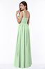 Traditional A-line One Shoulder Sleeveless Chiffon Floor Length Plus Size Bridesmaid Dresses