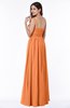 Traditional A-line One Shoulder Sleeveless Chiffon Floor Length Plus Size Bridesmaid Dresses