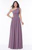 Traditional A-line One Shoulder Sleeveless Chiffon Floor Length Plus Size Bridesmaid Dresses