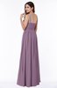 Traditional A-line One Shoulder Sleeveless Chiffon Floor Length Plus Size Bridesmaid Dresses