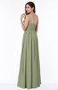 Traditional A-line One Shoulder Sleeveless Chiffon Floor Length Plus Size Bridesmaid Dresses