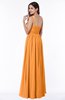 Traditional A-line One Shoulder Sleeveless Chiffon Floor Length Plus Size Bridesmaid Dresses