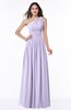 Traditional A-line One Shoulder Sleeveless Chiffon Floor Length Plus Size Bridesmaid Dresses