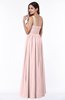 Traditional A-line One Shoulder Sleeveless Chiffon Floor Length Plus Size Bridesmaid Dresses