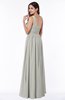Traditional A-line One Shoulder Sleeveless Chiffon Floor Length Plus Size Bridesmaid Dresses