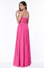 Traditional A-line One Shoulder Sleeveless Chiffon Floor Length Plus Size Bridesmaid Dresses