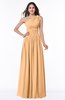 Traditional A-line One Shoulder Sleeveless Chiffon Floor Length Plus Size Bridesmaid Dresses