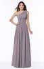 Traditional A-line One Shoulder Sleeveless Chiffon Floor Length Plus Size Bridesmaid Dresses