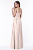 Traditional A-line One Shoulder Sleeveless Chiffon Floor Length Plus Size Bridesmaid Dresses