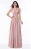 Traditional A-line One Shoulder Sleeveless Chiffon Floor Length Plus Size Bridesmaid Dresses