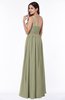 Traditional A-line One Shoulder Sleeveless Chiffon Floor Length Plus Size Bridesmaid Dresses