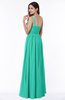 Traditional A-line One Shoulder Sleeveless Chiffon Floor Length Plus Size Bridesmaid Dresses