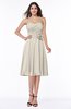Modern A-line Sleeveless Zip up Tea Length Plus Size Bridesmaid Dresses