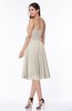 Modern A-line Sleeveless Zip up Tea Length Plus Size Bridesmaid Dresses